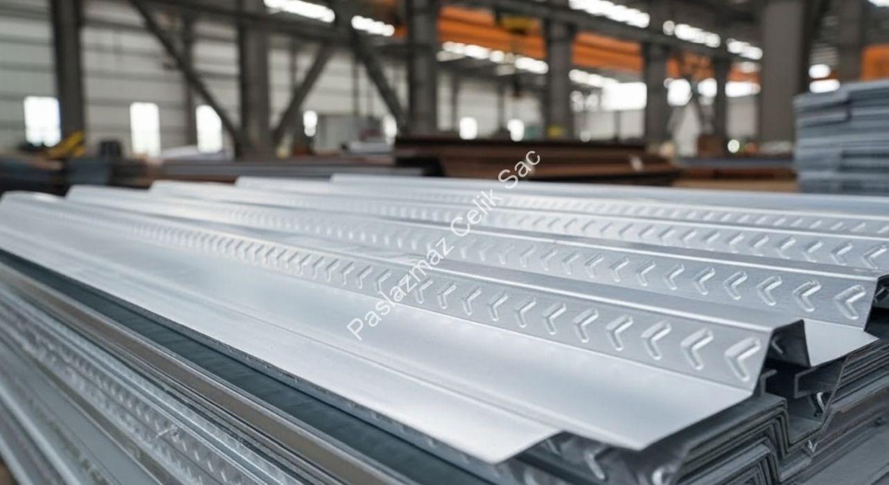 Farklı kalınlıklarda galvanizli deck sacları