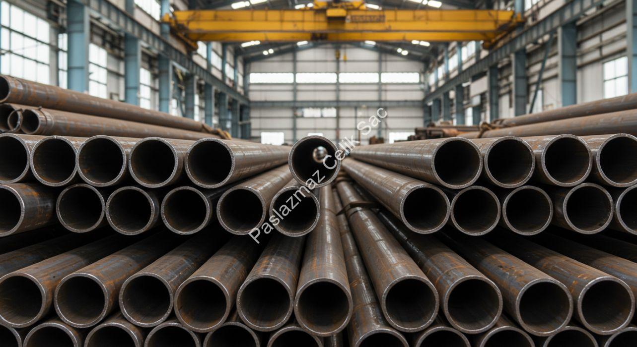 Farklı kalınlıklarda ST37 kalite çelik borular